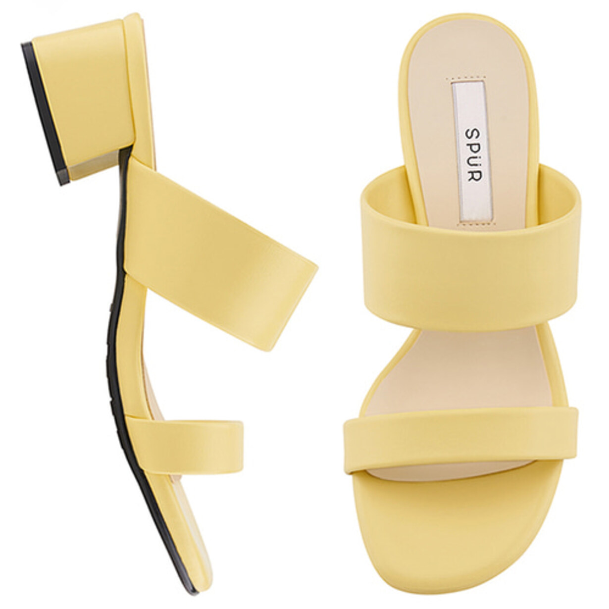 SPUR[스퍼]MS9078 Pastel shades mule 레몬