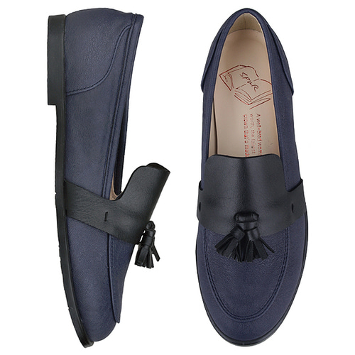 SPUR[스퍼][당일출고]S29027 Tassel belted loafer 네이비