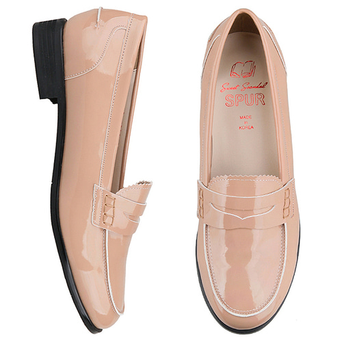 SPUR[스퍼][당일출고]FS8127 Glossy penny loafer 베이지