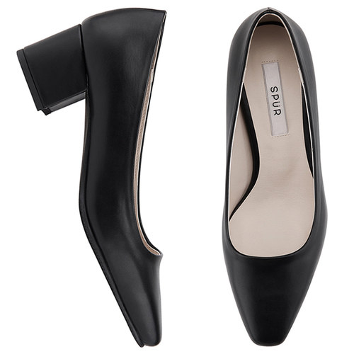 SPUR[스퍼][당일출고]MS8008 Point square pumps 블랙