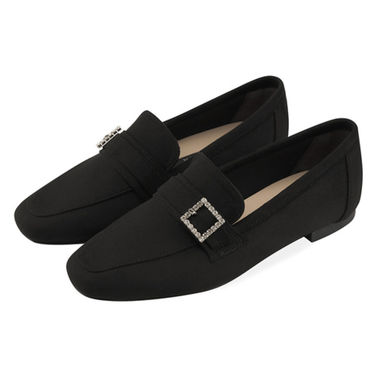 SPUR[스퍼]Square Crystal Loafer -QA8015BA
