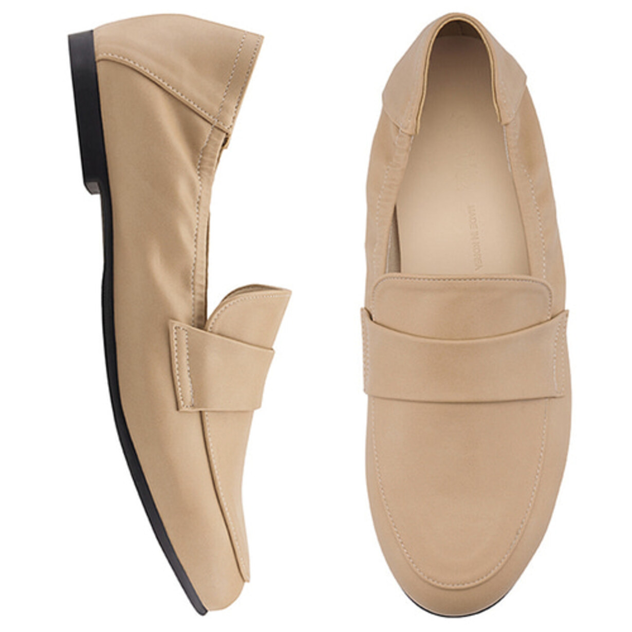 SPUR[스퍼]PS9037 shirring Loafer 베이지